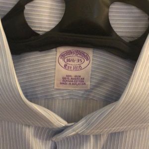 Blue/White Brooks Brothers Shirt. Supima Cotton